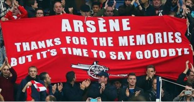 Fan Arsenal cảm ơn và nói lời chia tay Arsene Wenger